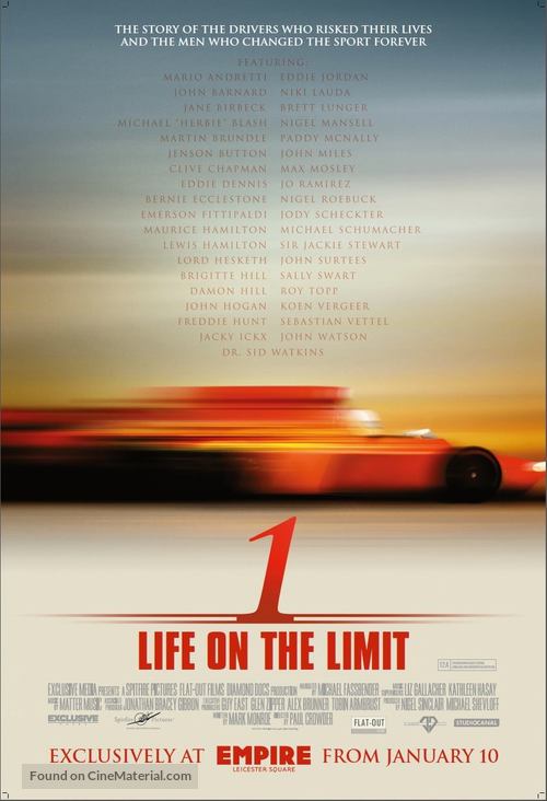 1: Life On The Limit - British Movie Poster