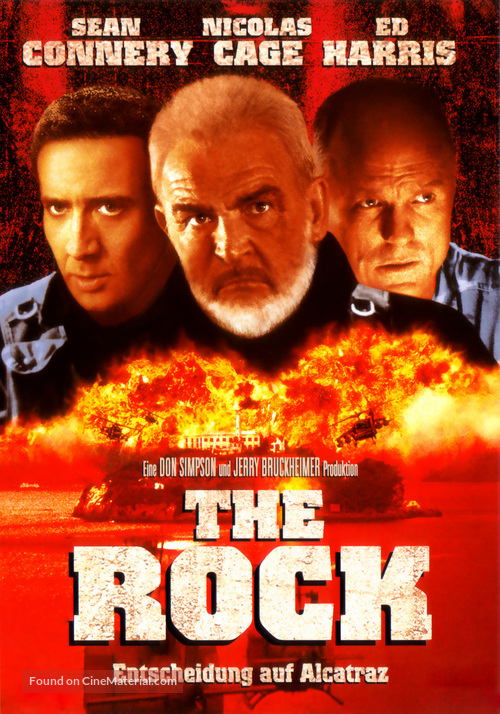 The Rock - German DVD movie cover