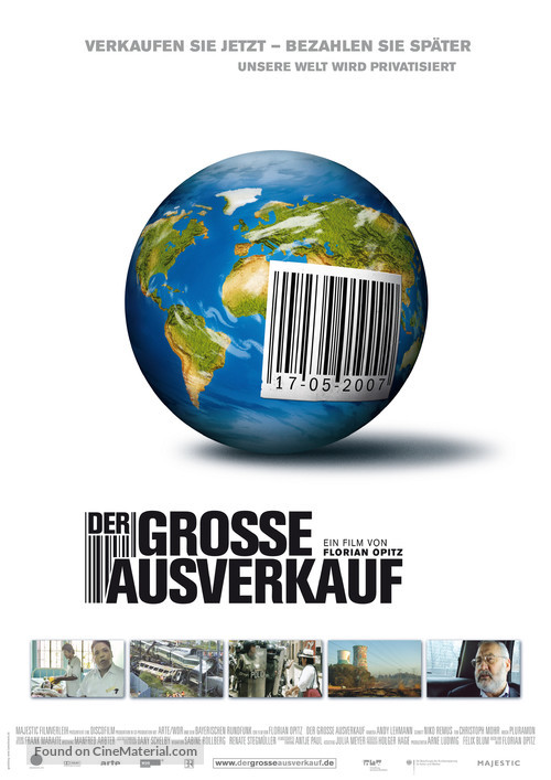 Der gro&szlig;e Ausverkauf - German Movie Poster