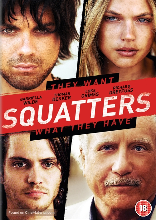 Squatters - British DVD movie cover