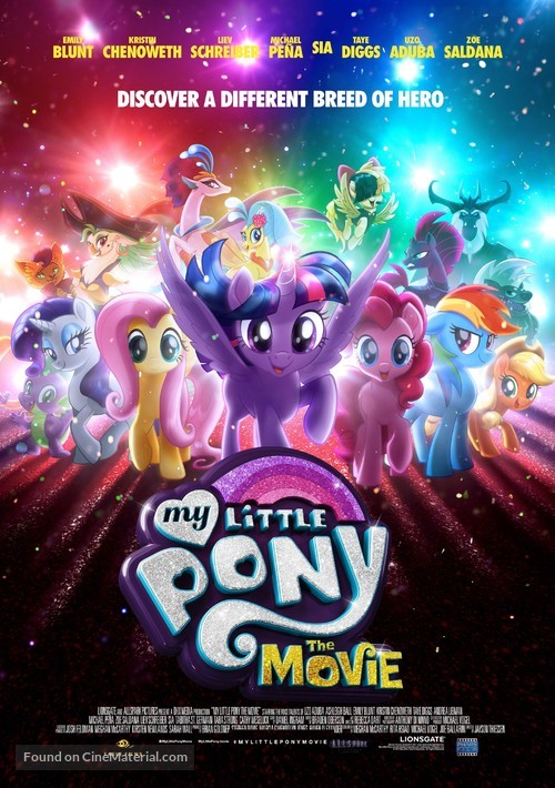 My Little Pony : The Movie - Lebanese Movie Poster