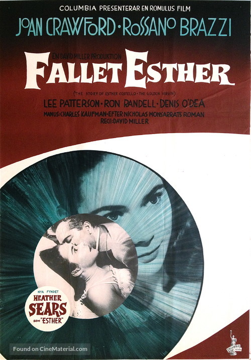 The Story of Esther Costello - Swedish Movie Poster