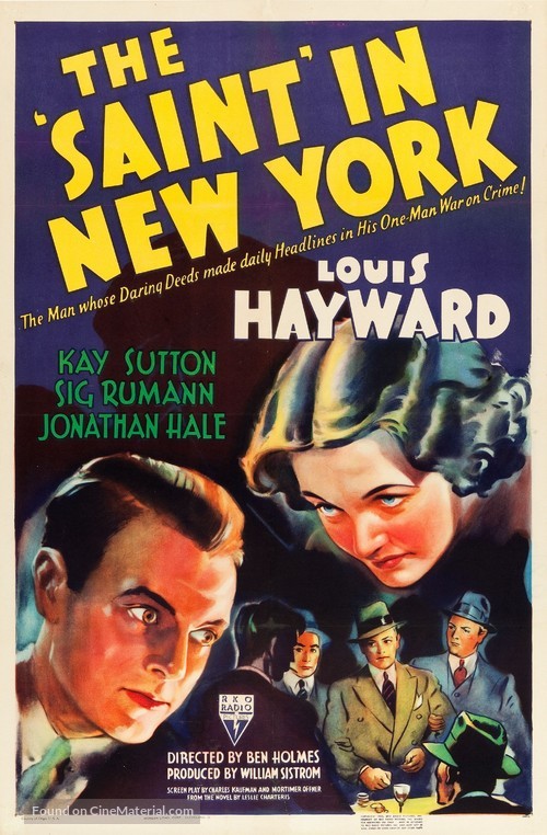 The Saint in New York - Movie Poster