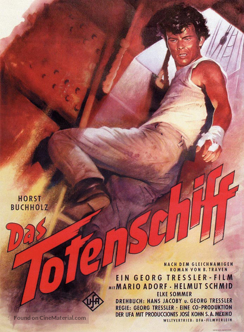 Das Totenschiff - German Movie Poster