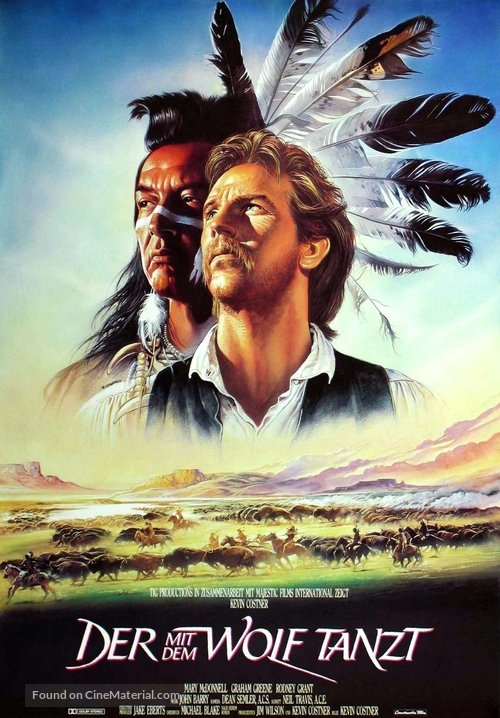 Dances with Wolves - German Movie Poster