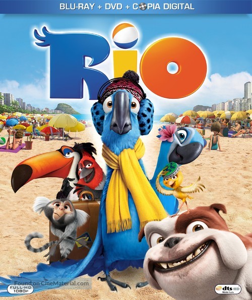 Rio - Brazilian Blu-Ray movie cover