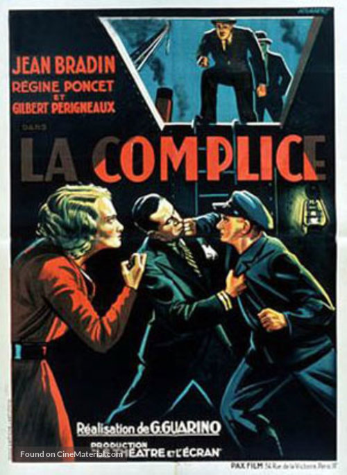 La complice - French Movie Poster