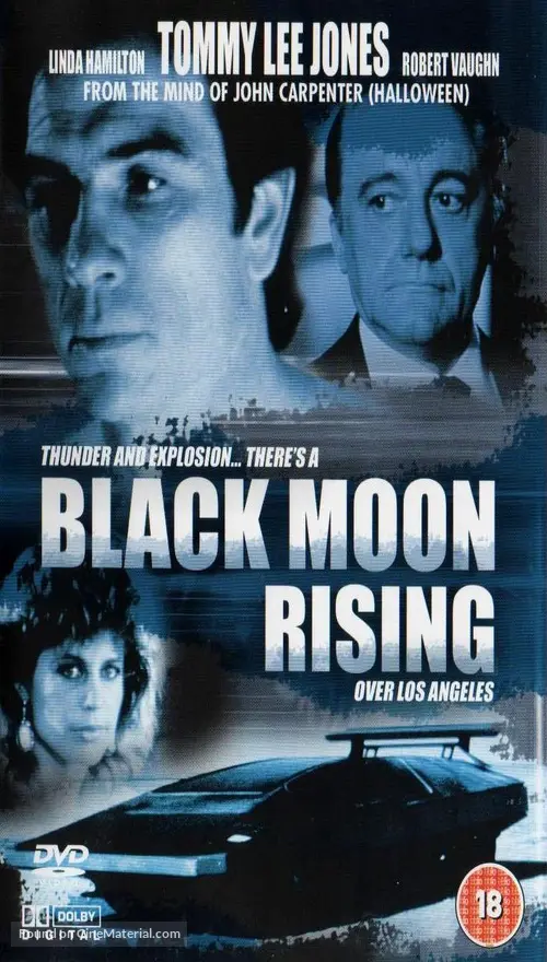 Black Moon Rising (1986) British movie cover