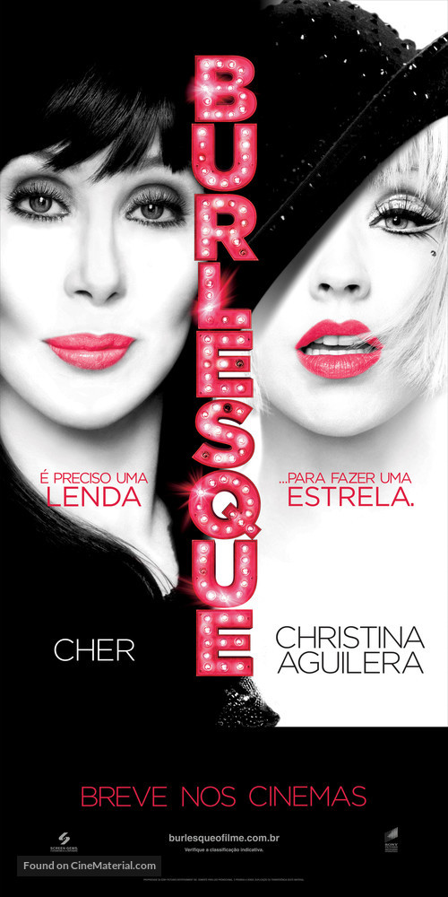 Burlesque - Brazilian Movie Poster