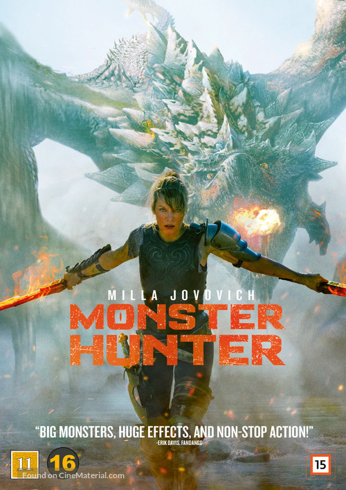 Monster Hunter - Danish DVD movie cover