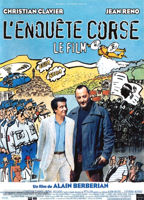 L&#039;enqu&ecirc;te corse - French Movie Poster