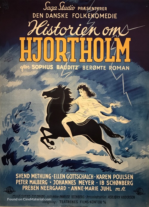 Historien om Hjortholm - Danish Movie Poster
