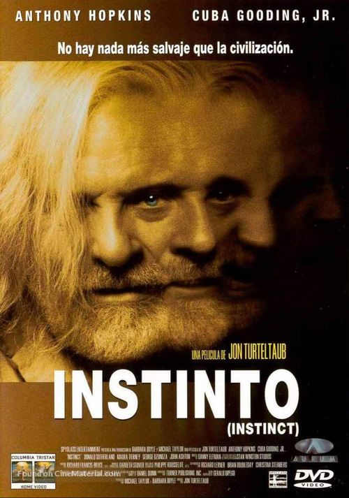 Instinct - Spanish DVD movie cover