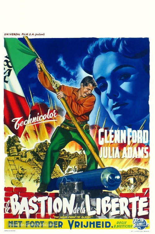 The Man from the Alamo - Belgian Movie Poster