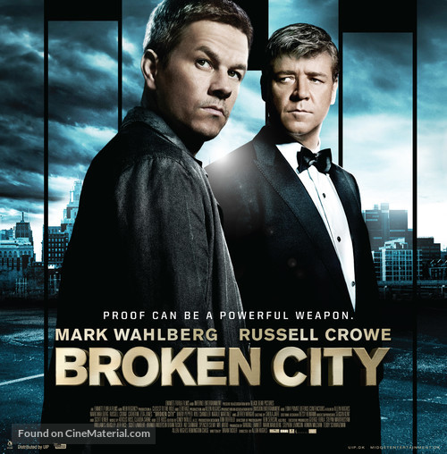 Broken City - Danish Movie Poster