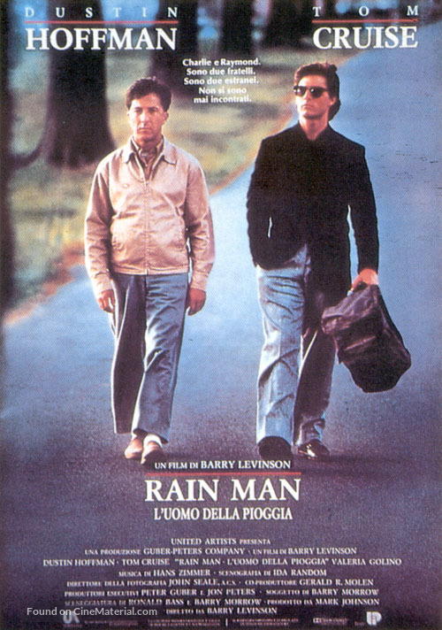 Rain Man - Italian Movie Poster