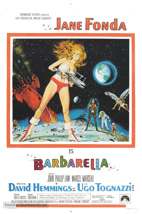 Barbarella - Argentinian Movie Poster