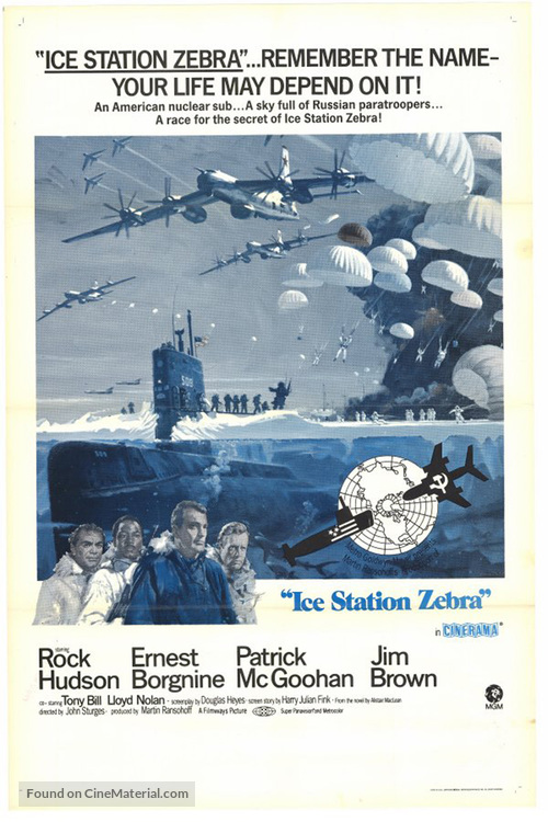 Ice Station Zebra - Movie Poster