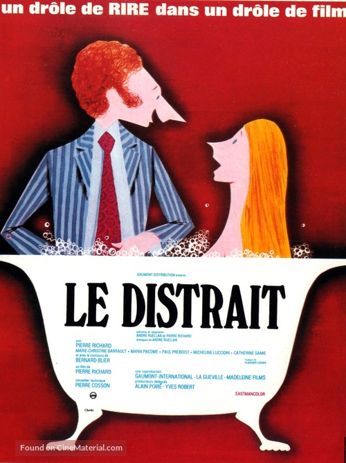 Le distrait - French Movie Poster
