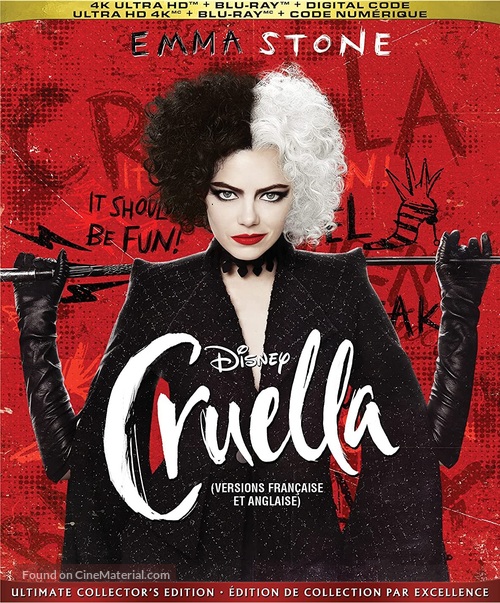 Cruella (2021) Canadian movie cover