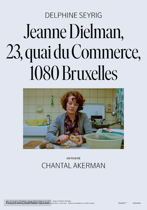 Jeanne Dielman, 23 Quai du Commerce, 1080 Bruxelles - Swedish Movie Poster