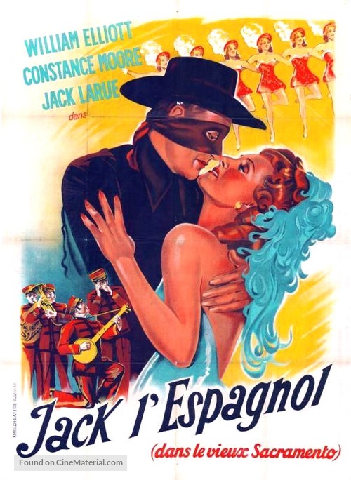 In Old Sacramento - French Movie Poster