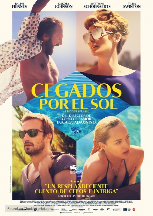 A Bigger Splash - Spanish Movie Poster