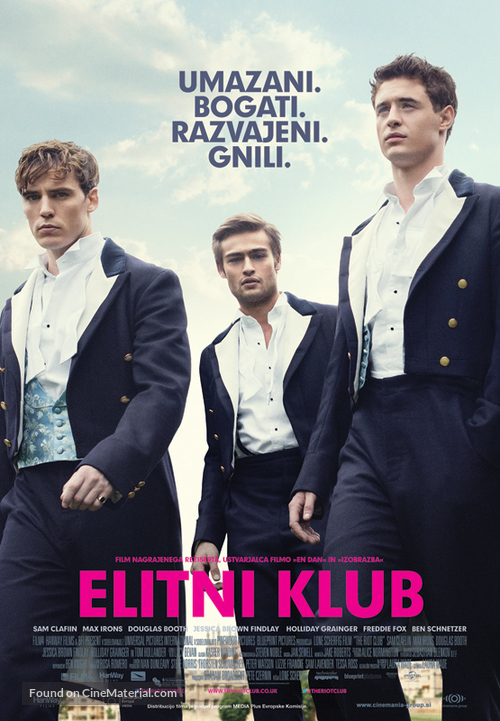 The Riot Club - Slovenian Movie Poster