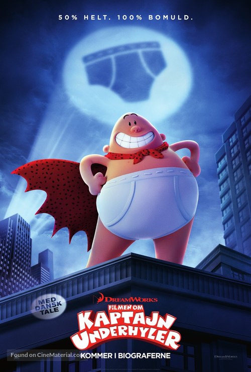 Captain Underpants - Danish Movie Poster