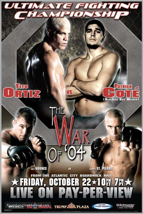 UFC 50: The War of &#039;04 - Movie Poster