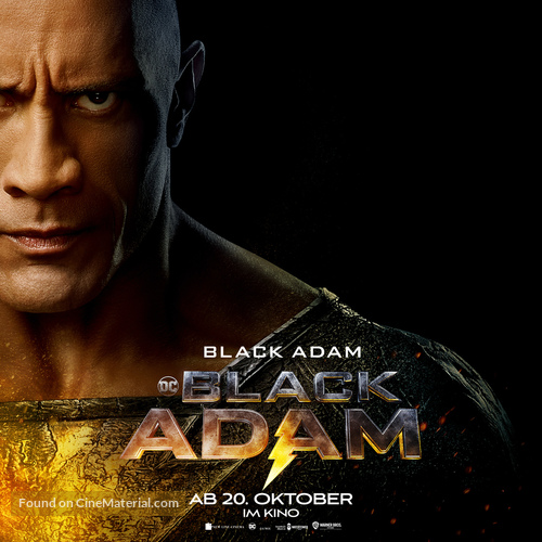Black Adam - German Movie Poster