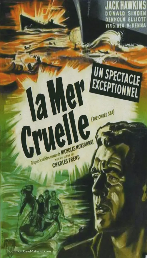 The Cruel Sea - French Movie Poster