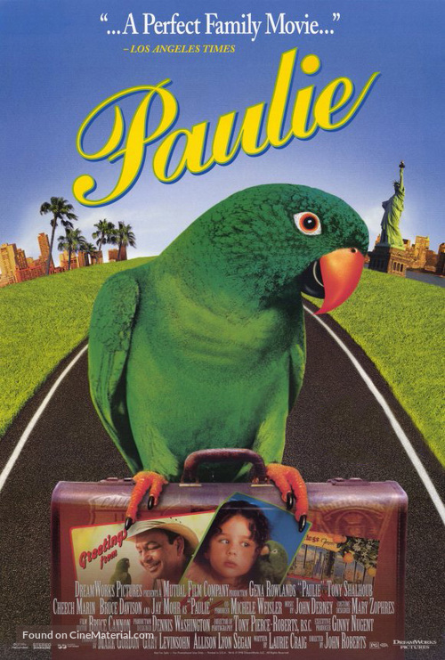 Paulie - Video release movie poster