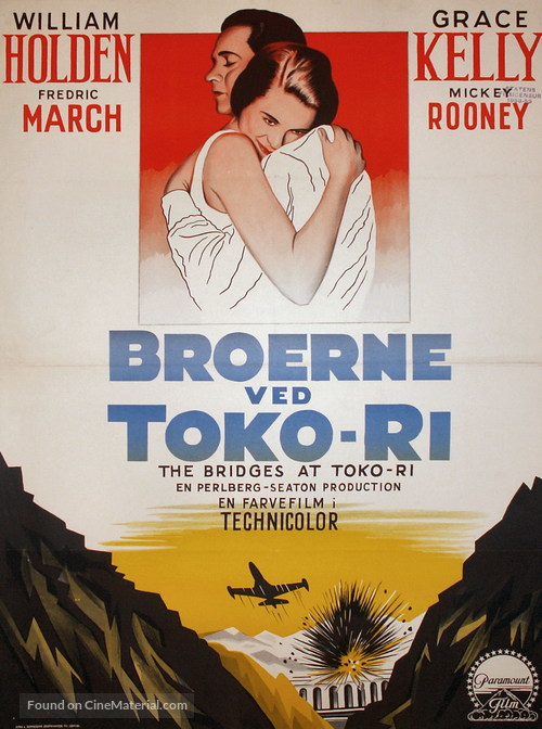 The Bridges at Toko-Ri - Danish Movie Poster