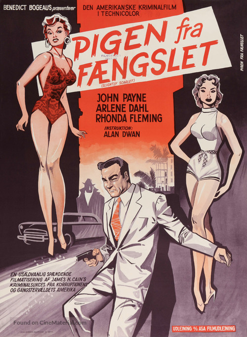 Slightly Scarlet - Danish Movie Poster