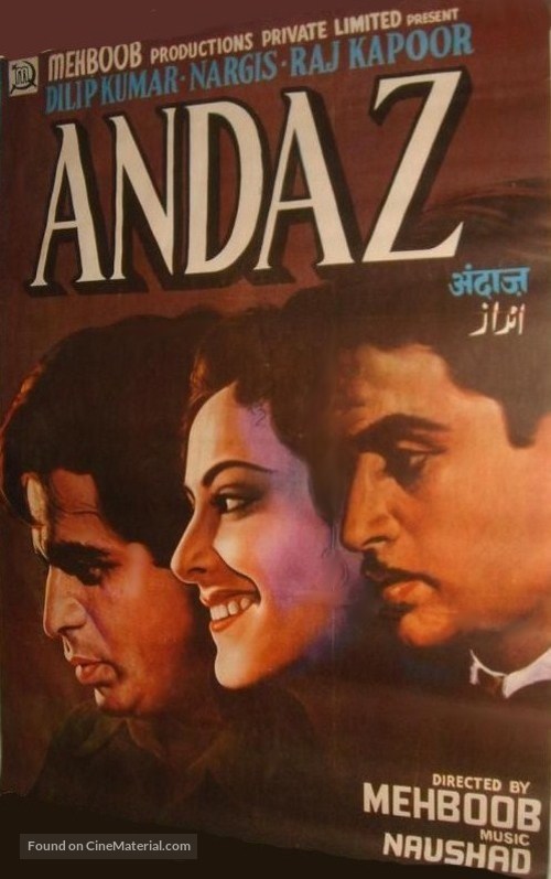 Andaz - Indian Movie Poster