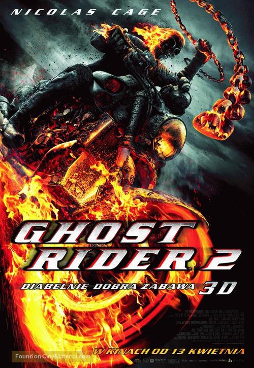 Ghost Rider: Spirit of Vengeance - Polish Movie Poster