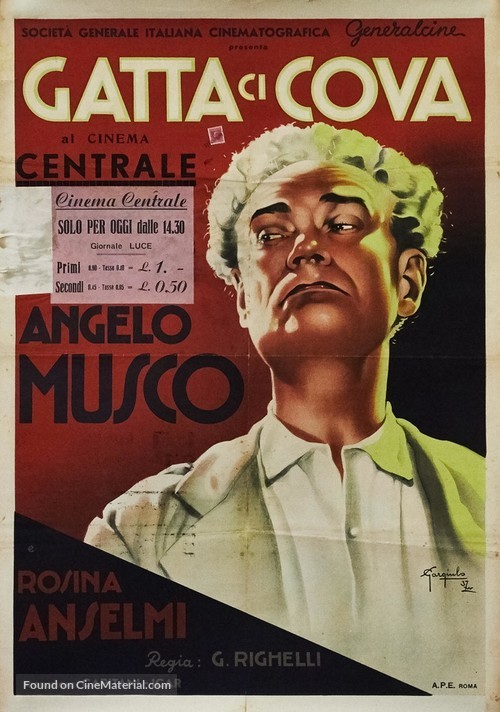 Gatta ci cova - Italian Movie Poster