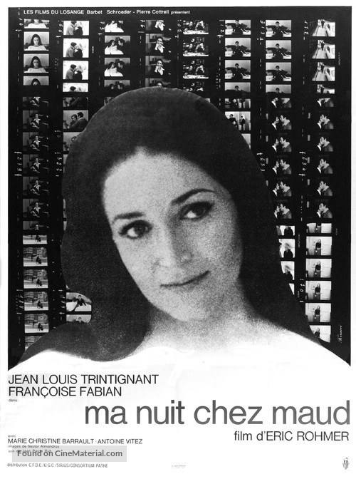 Ma nuit chez Maud - French Movie Poster