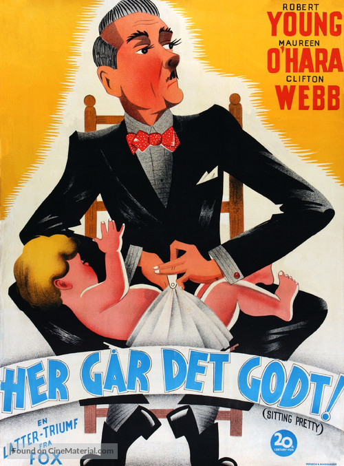 Sitting Pretty - Danish Movie Poster