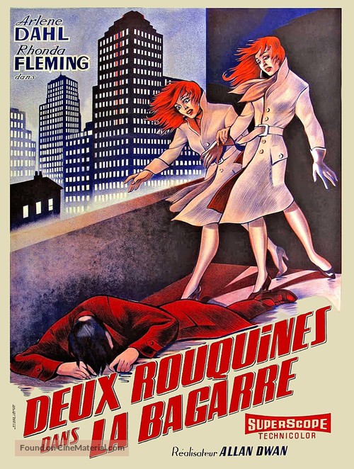 Slightly Scarlet - French Movie Poster