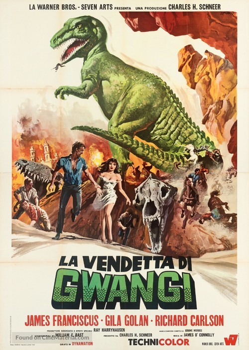 The Valley of Gwangi - Italian Movie Poster