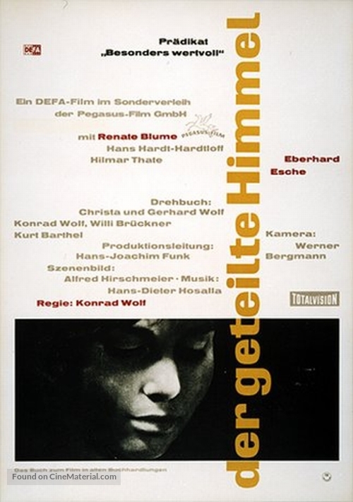 Geteilte Himmel, Der - German Movie Poster