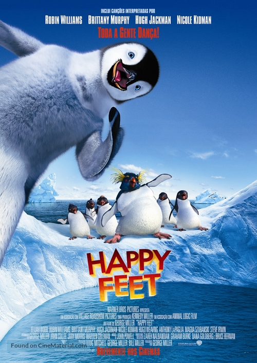 Happy Feet - Portuguese Movie Poster