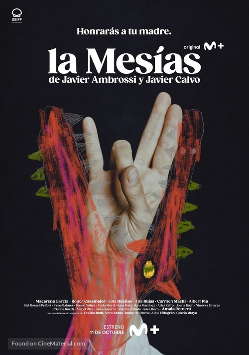 &quot;La Mes&iacute;as&quot; - Spanish Movie Poster