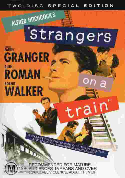 Strangers on a Train - Australian DVD movie cover