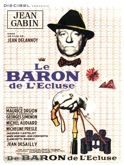 Le baron de l&#039;&eacute;cluse - Belgian Movie Poster