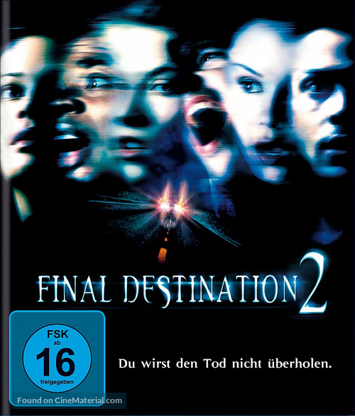 Final Destination 2 - German Blu-Ray movie cover