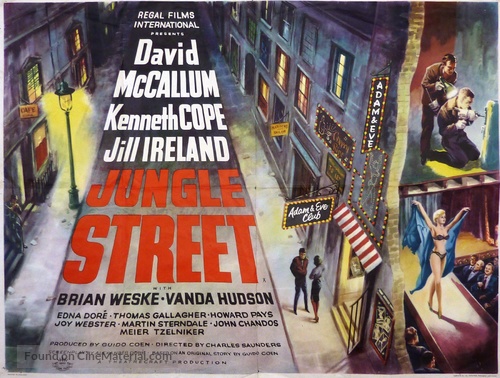 Jungle Street - British Movie Poster