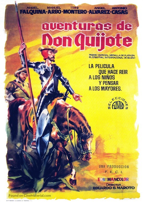 Aventuras de Don Quijote - Spanish Movie Poster